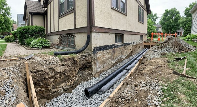 Foundation Drain Replacement in Tuscaloosa, AL