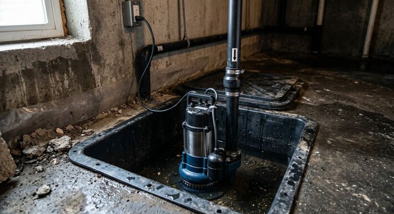 Basement Sump Pump Service in Warwick, RI