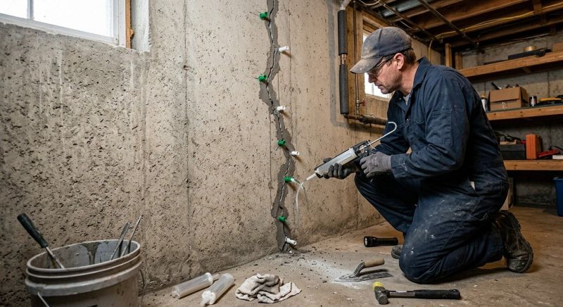 Foundation Crack Repair in Columbus, OH