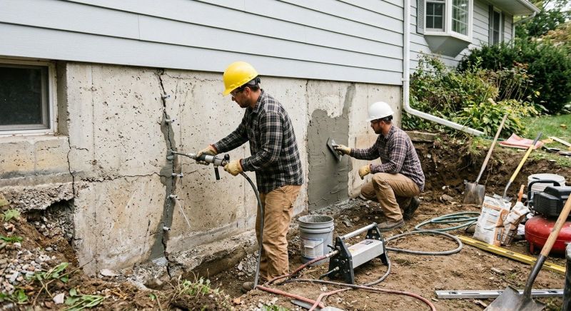 Foundation Cracks Repair in Columbus, OH