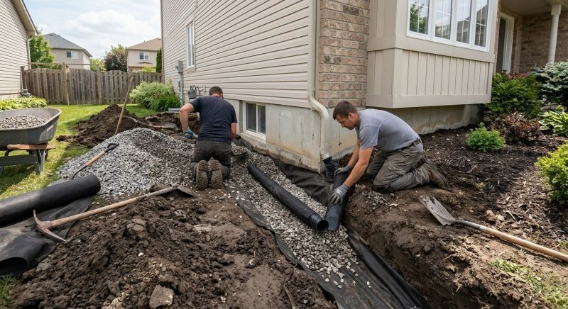 French Drain Clearing in Birmingham, AL