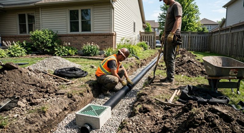 House Drainage Installation in Birmingham, AL