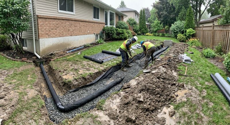 Lawn Drainage in Tuscaloosa, AL