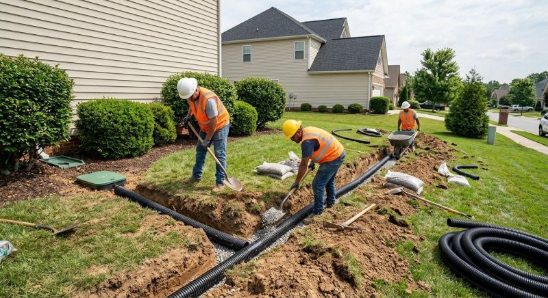 Lawn Drainage in Birmingham, AL