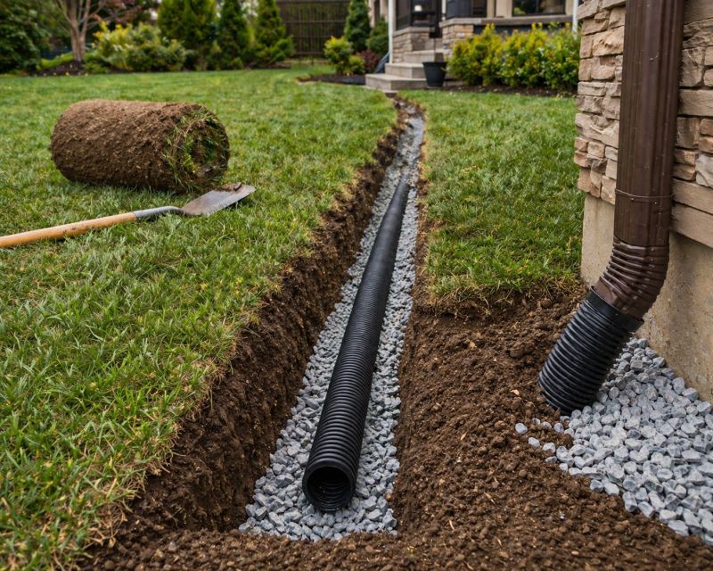 Residential Landscape Drainage in Birmingham, AL