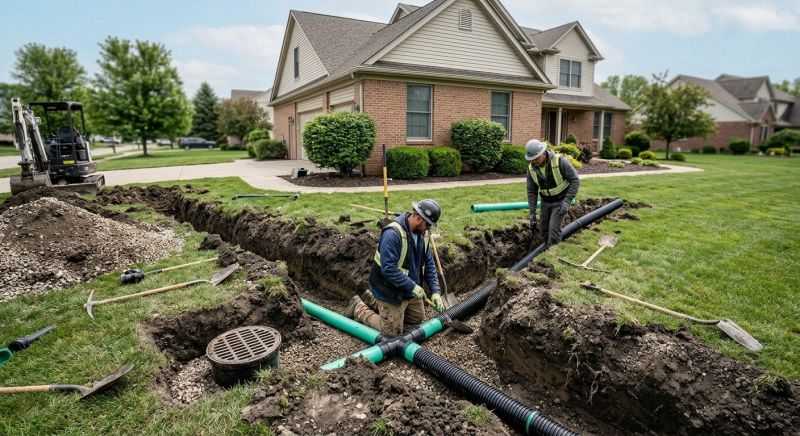 Water Drainage Installation in Tuscaloosa, AL